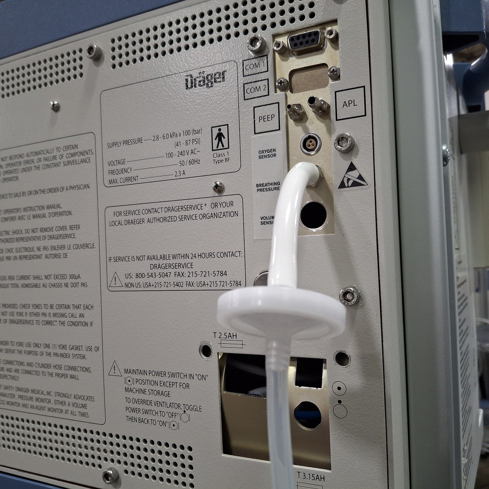 Draeger Medical Fabius Tiro Anesthesia Machine