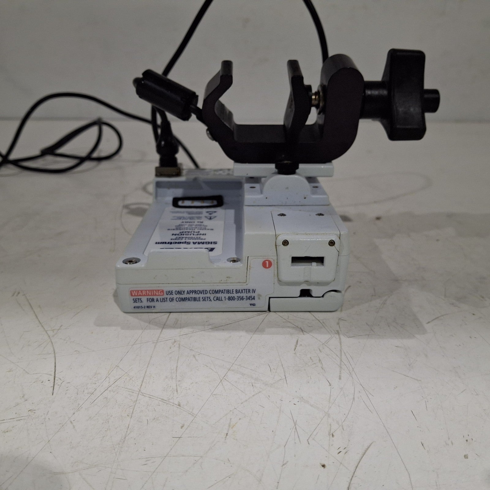 Baxter Sigma Spectrum 8.00.03 w/o Battery Infusion Pump