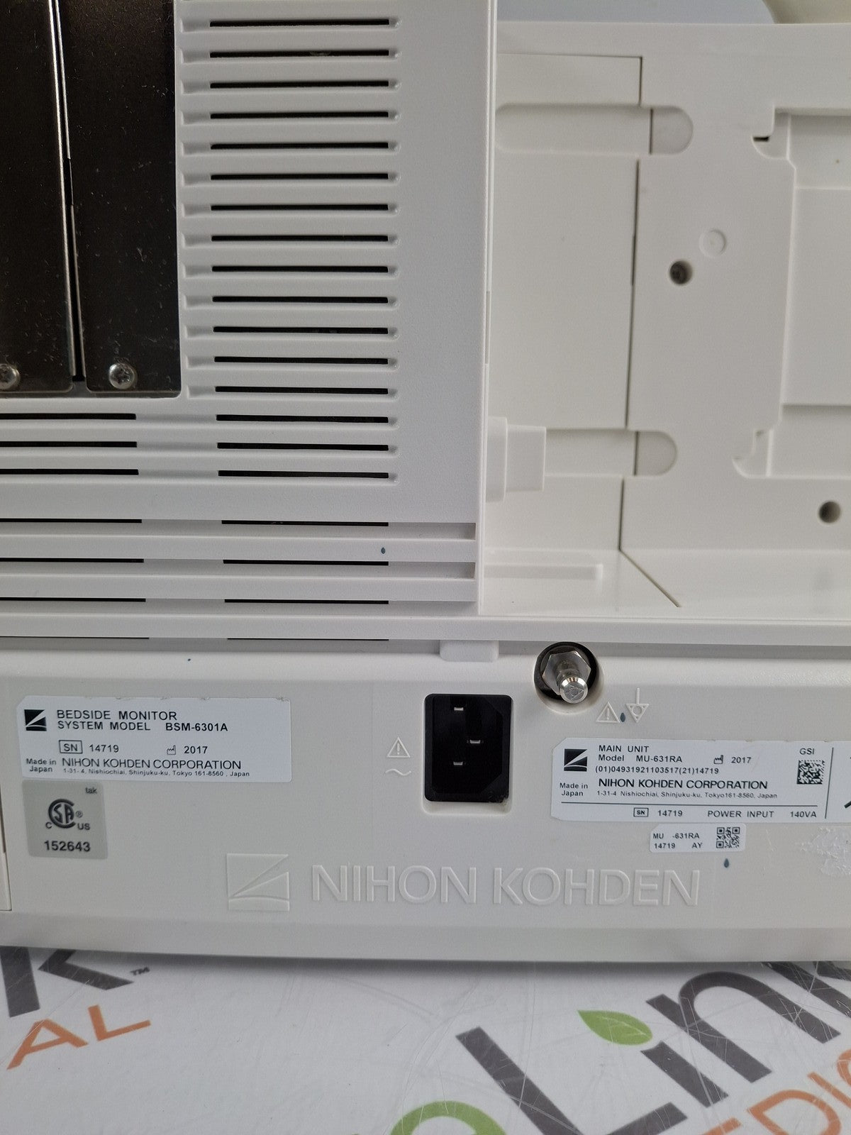 Nihon Kohden Life Scope BSM-6301A Patient Monitor
