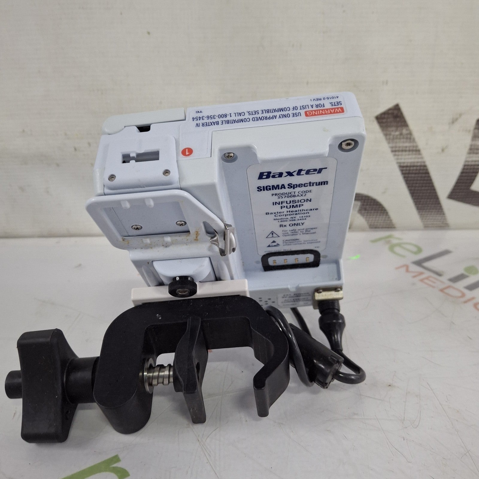 Baxter Sigma Spectrum 8.01.00 w/o Battery Infusion Pump