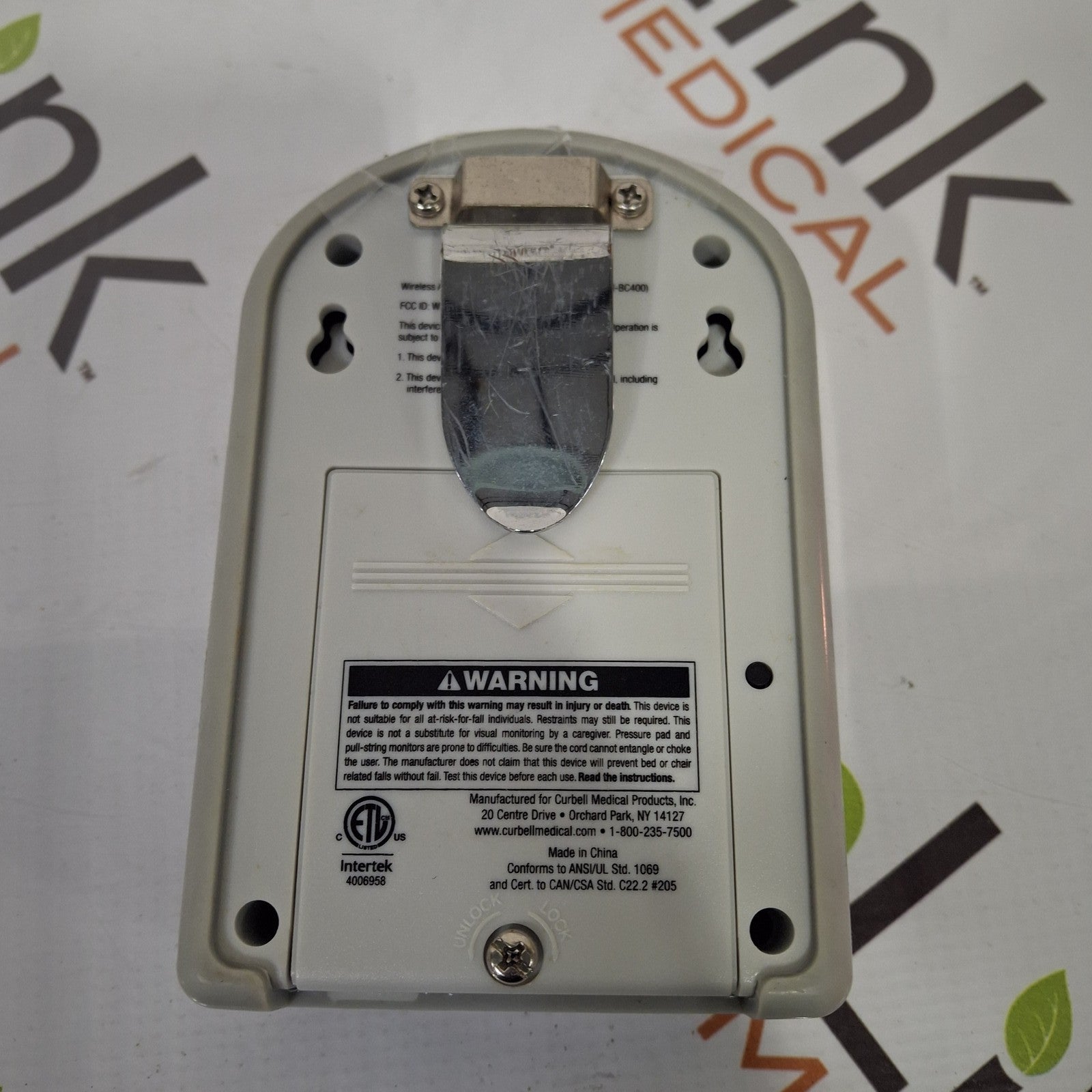 Curbell Medical Products Inc CSM-BC400 Cordless Advanced LCD Bed & Chair Monitor