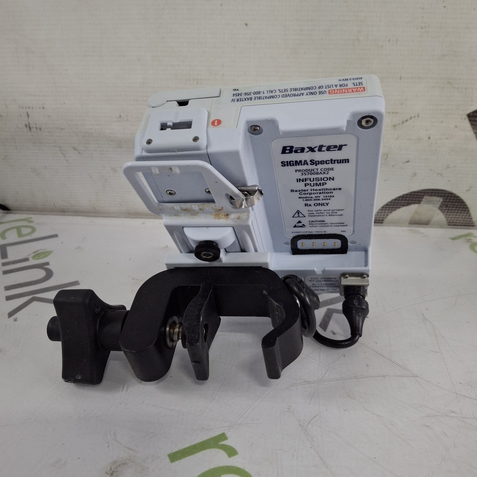 Baxter Sigma Spectrum 8.01.00 w/o Battery Infusion Pump