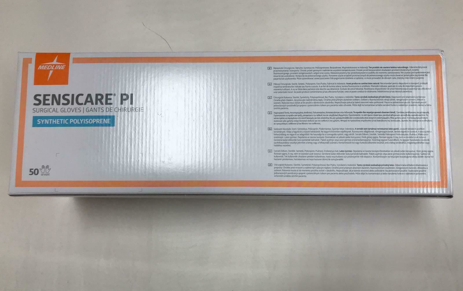 Medline Sensicare PI Surgical Gloves MSG9070 7 - 50 Count in Box | CEJ-5 DIAGNOSTIC ULTRASOUND MACHINES FOR SALE