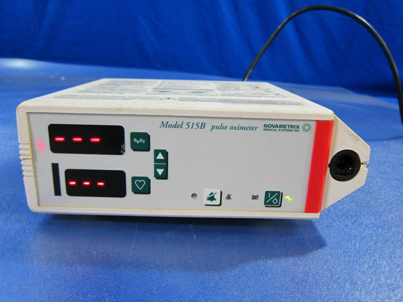 Novametrix Pulse Oximeter 515B Sensor Pulse Med Parameters Lab Testing Patient DIAGNOSTIC ULTRASOUND MACHINES FOR SALE