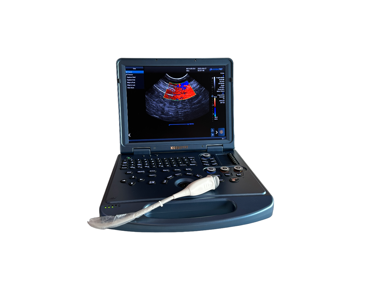 ECO-17Vet High end Equine Ultrasound with Rectal Probe 4-12 MHz Color Doppler DIAGNOSTIC ULTRASOUND MACHINES FOR SALE
