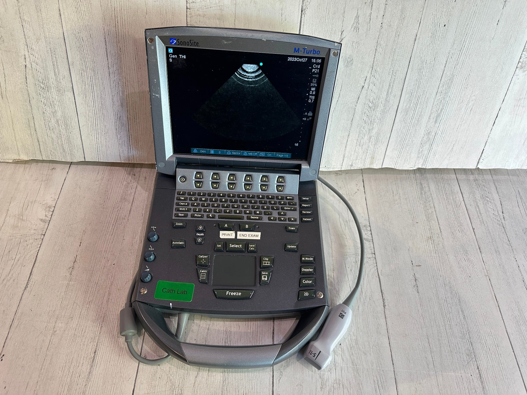 SonoSite M Turbo Ultrasound Machine 2011 Warranty 6 Months-No probe DIAGNOSTIC ULTRASOUND MACHINES FOR SALE