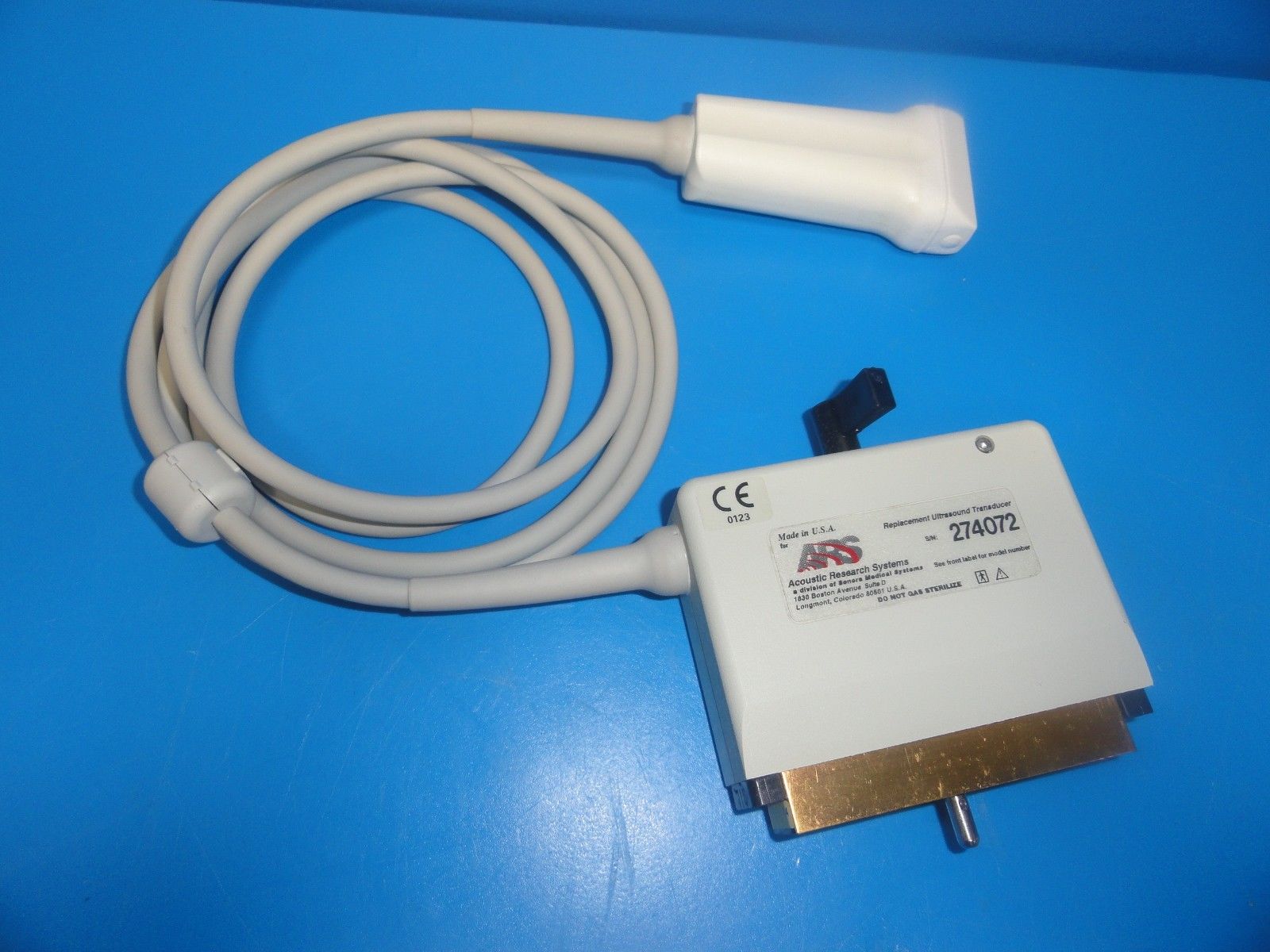 Sonora Medical - Acoustic Research Systems ARS AC7431 Linear Array Probe (6344) DIAGNOSTIC ULTRASOUND MACHINES FOR SALE