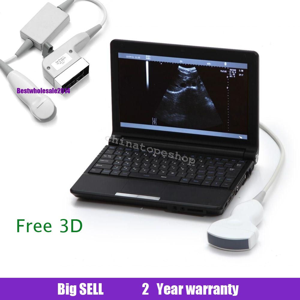Digital Laptop Notebook ultrasound scanner machine Convex Linear 2 probes 3D 190891559289 DIAGNOSTIC ULTRASOUND MACHINES FOR SALE
