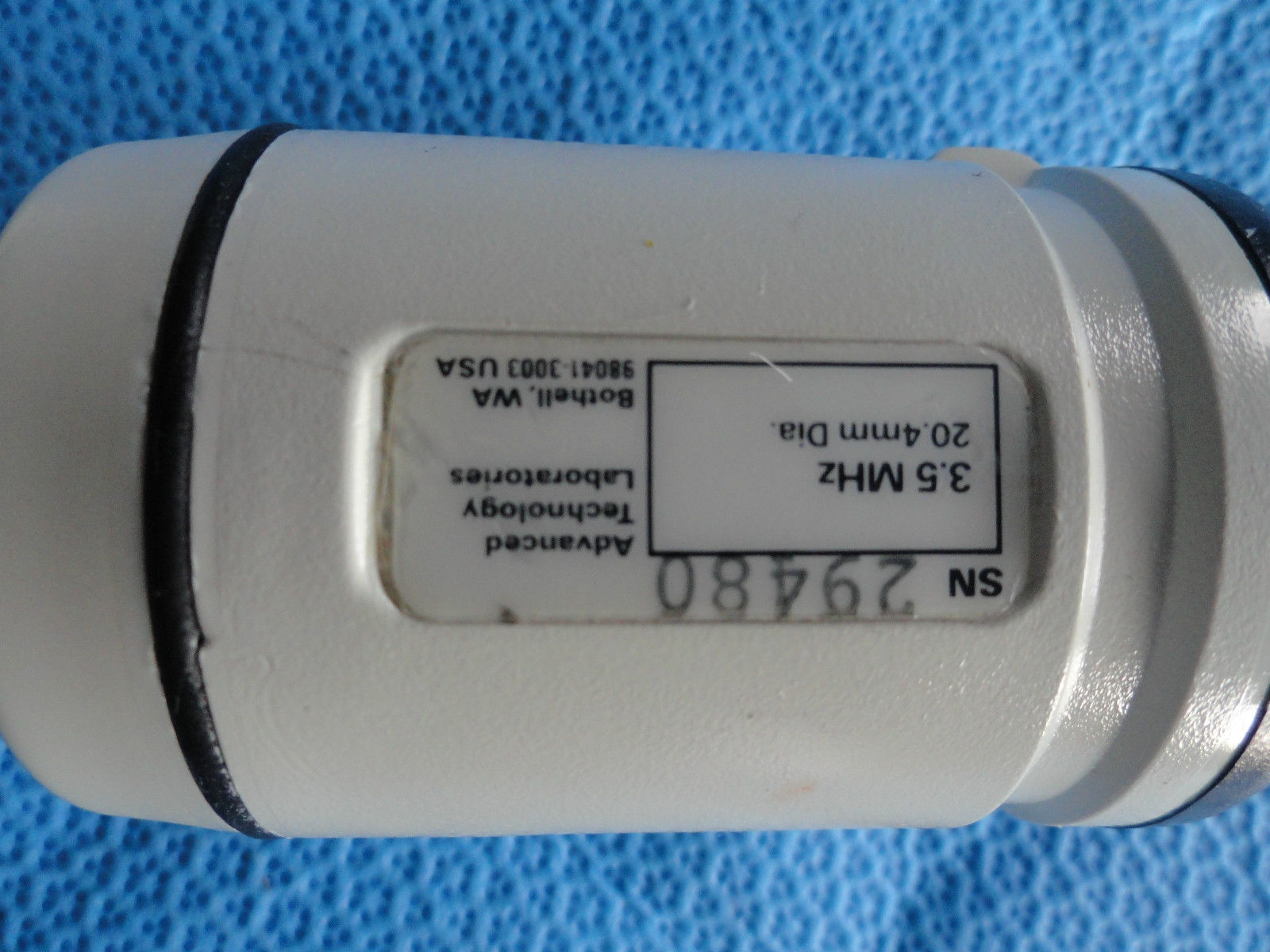 ATL 3.5 MHz 20.4mm Dia Annular Array Ultrasound Probe / 400-0188-01 (3866) DIAGNOSTIC ULTRASOUND MACHINES FOR SALE