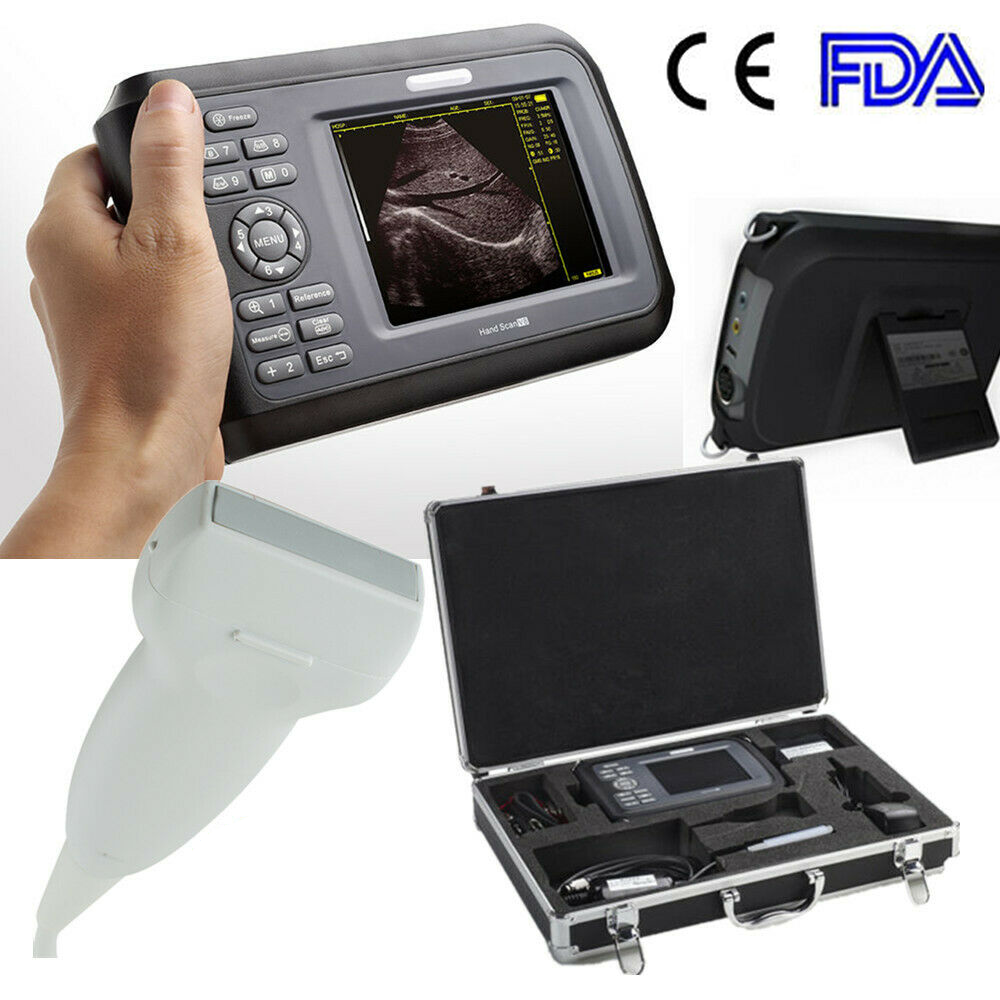 Digital 5.5 inch Handheld Ultrasound Scanner Machine+Linear Probe For Human Use DIAGNOSTIC ULTRASOUND MACHINES FOR SALE