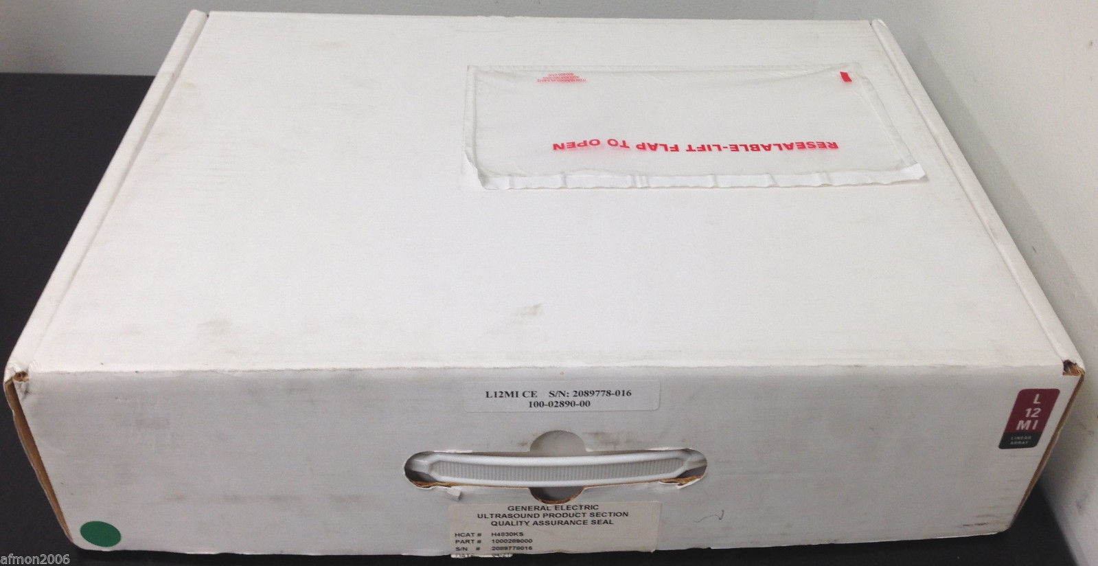 Diasonics L 12 MI Linear Array Ultrasound Transducer Probe 100-02890-00 L12MI CE DIAGNOSTIC ULTRASOUND MACHINES FOR SALE