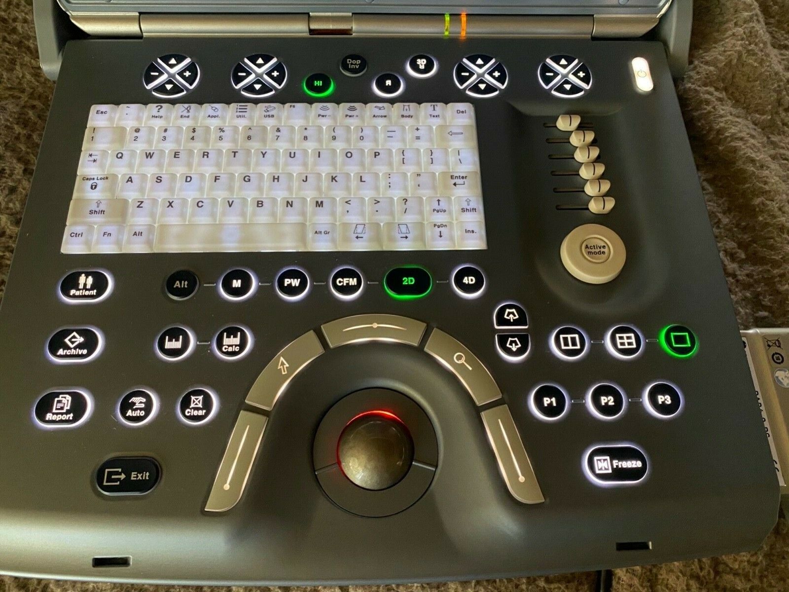 GE Voluson E Portable Ultrasound Machine with 3D4D Probe DIAGNOSTIC ULTRASOUND MACHINES FOR SALE