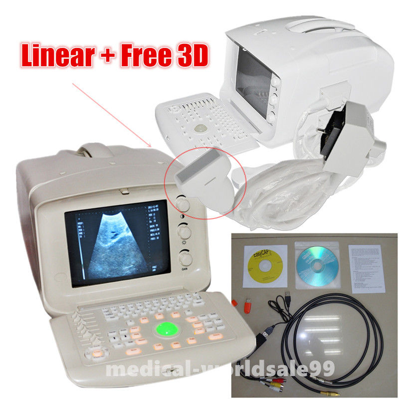Digital Portable Ultrasound Scanner Linear Probes/Sensors with 3D Worksation CE 190891353023 DIAGNOSTIC ULTRASOUND MACHINES FOR SALE