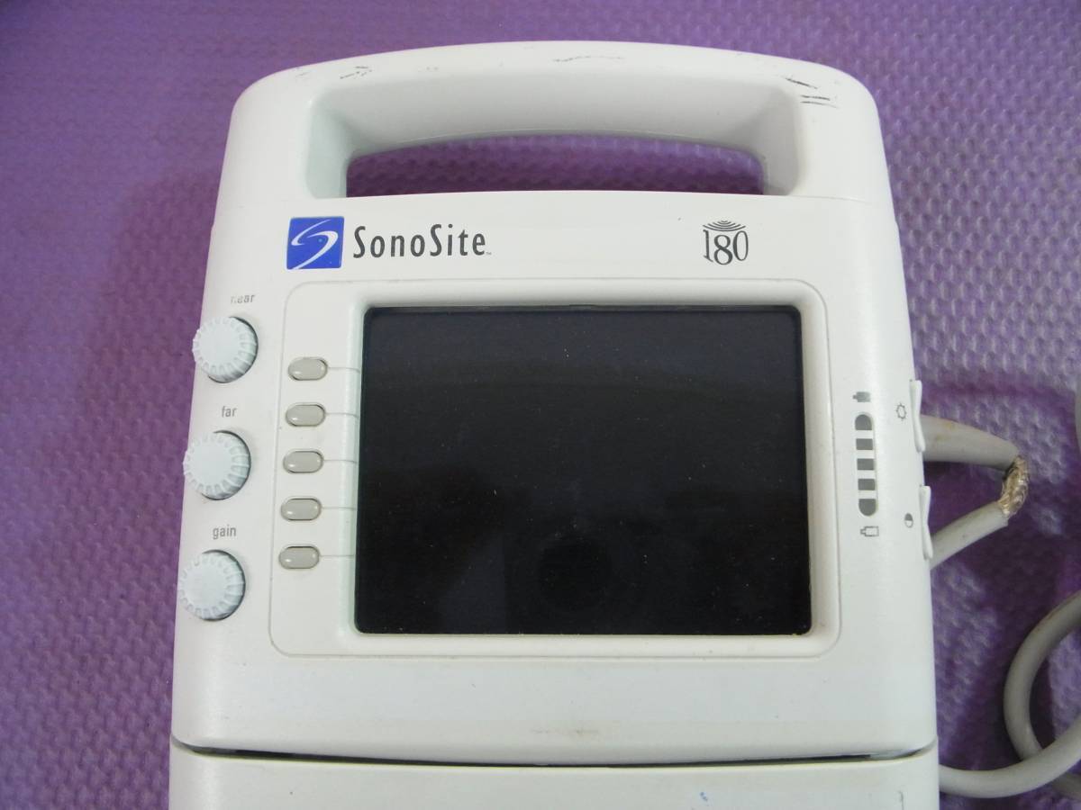 Sonosite 180 portable ultrasound system P01102-03 w/ C60/5-2 convex probe DIAGNOSTIC ULTRASOUND MACHINES FOR SALE