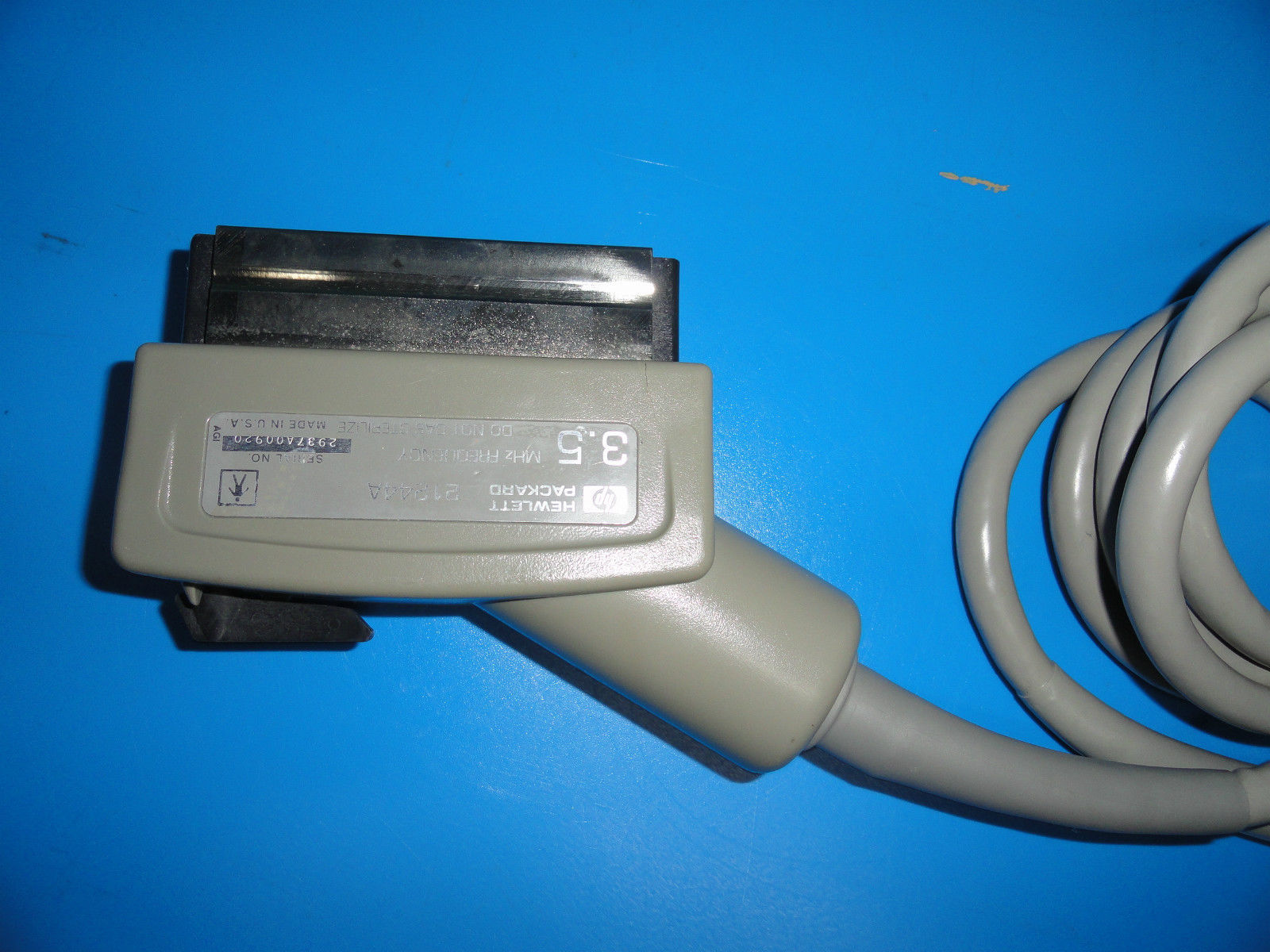 HP 21244A 3.5MHz Phased Array Sector Probe For HP 1000, 1500 & 2000 (3516) DIAGNOSTIC ULTRASOUND MACHINES FOR SALE