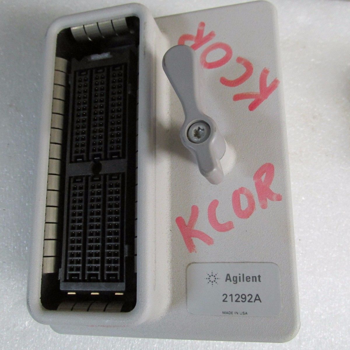 a close up of a plastic case