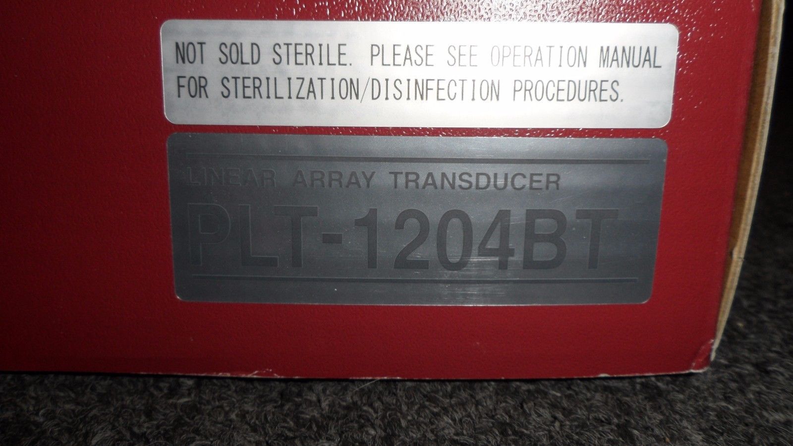 Toshiba PLT-1204BT Linear ARRAY Transducer Probe 18L7 DIAGNOSTIC ULTRASOUND MACHINES FOR SALE