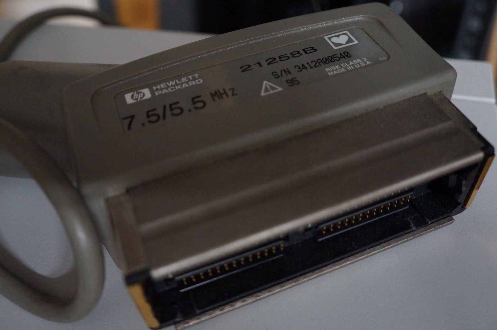 a close up of a probe on a camera