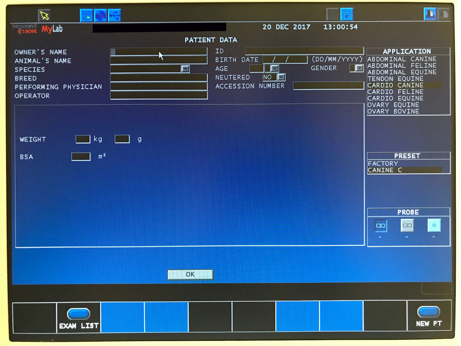 Esaote Biosound MyLab Five Vet Veterinary Ultrasound DIAGNOSTIC ULTRASOUND MACHINES FOR SALE