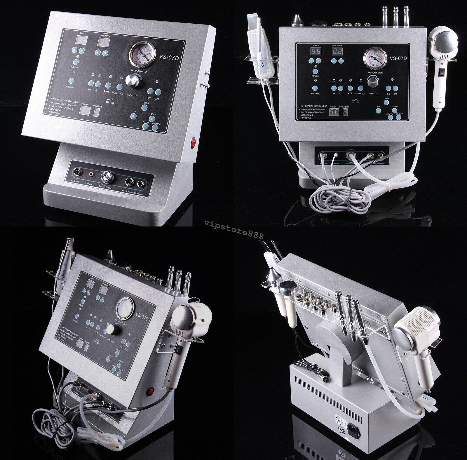 4 in 1 Diamond Microdermabrasion Ultrasound Professional Beauty Machine DIAGNOSTIC ULTRASOUND MACHINES FOR SALE