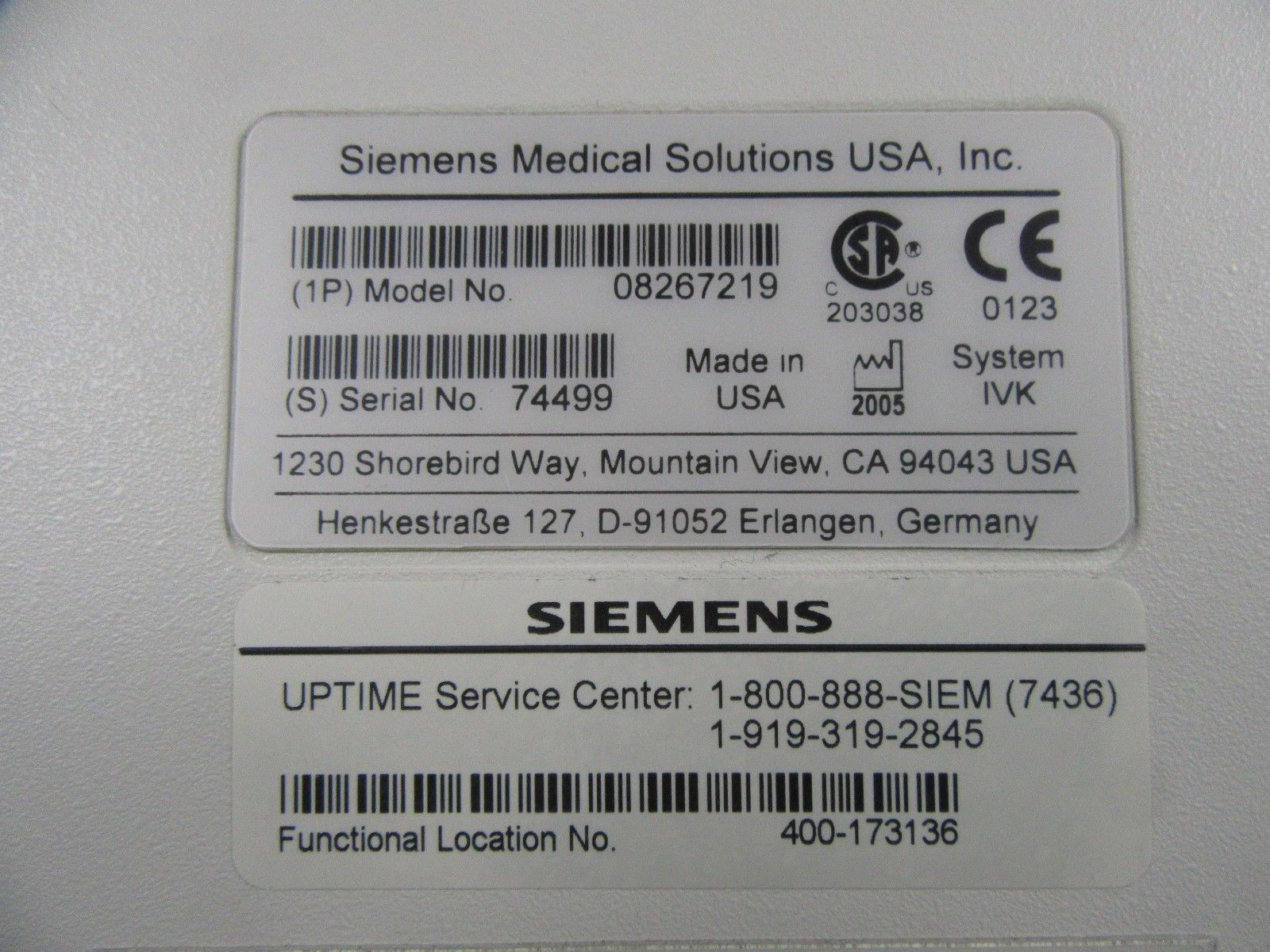 Acuson Cypress Ultrasound W/ Trolley / Cart DIAGNOSTIC ULTRASOUND MACHINES FOR SALE