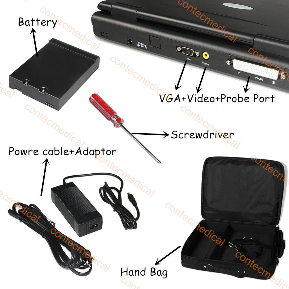 Portable Laptop Ultrasound Scanner + Convex/Linear/Cardiac/Transvaginal 4 probes DIAGNOSTIC ULTRASOUND MACHINES FOR SALE