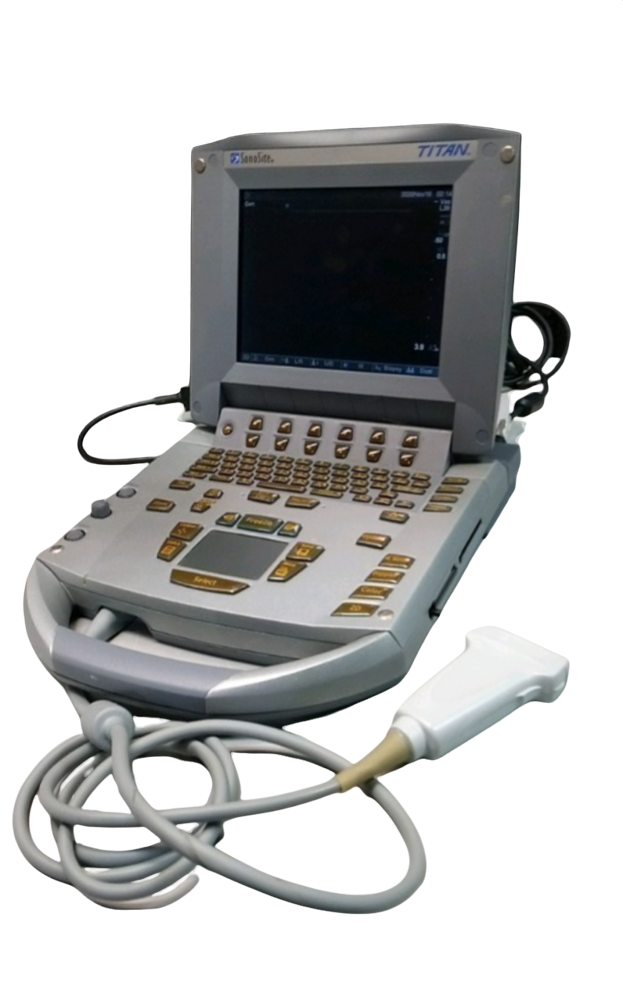 Sonosite Titan Portable Ultrasound 2007 - With Linear Array probe L38/10-5 DIAGNOSTIC ULTRASOUND MACHINES FOR SALE