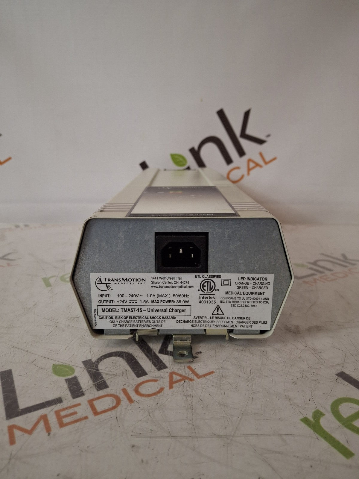 TransMotion Medical TMA57-15 Universal Charger