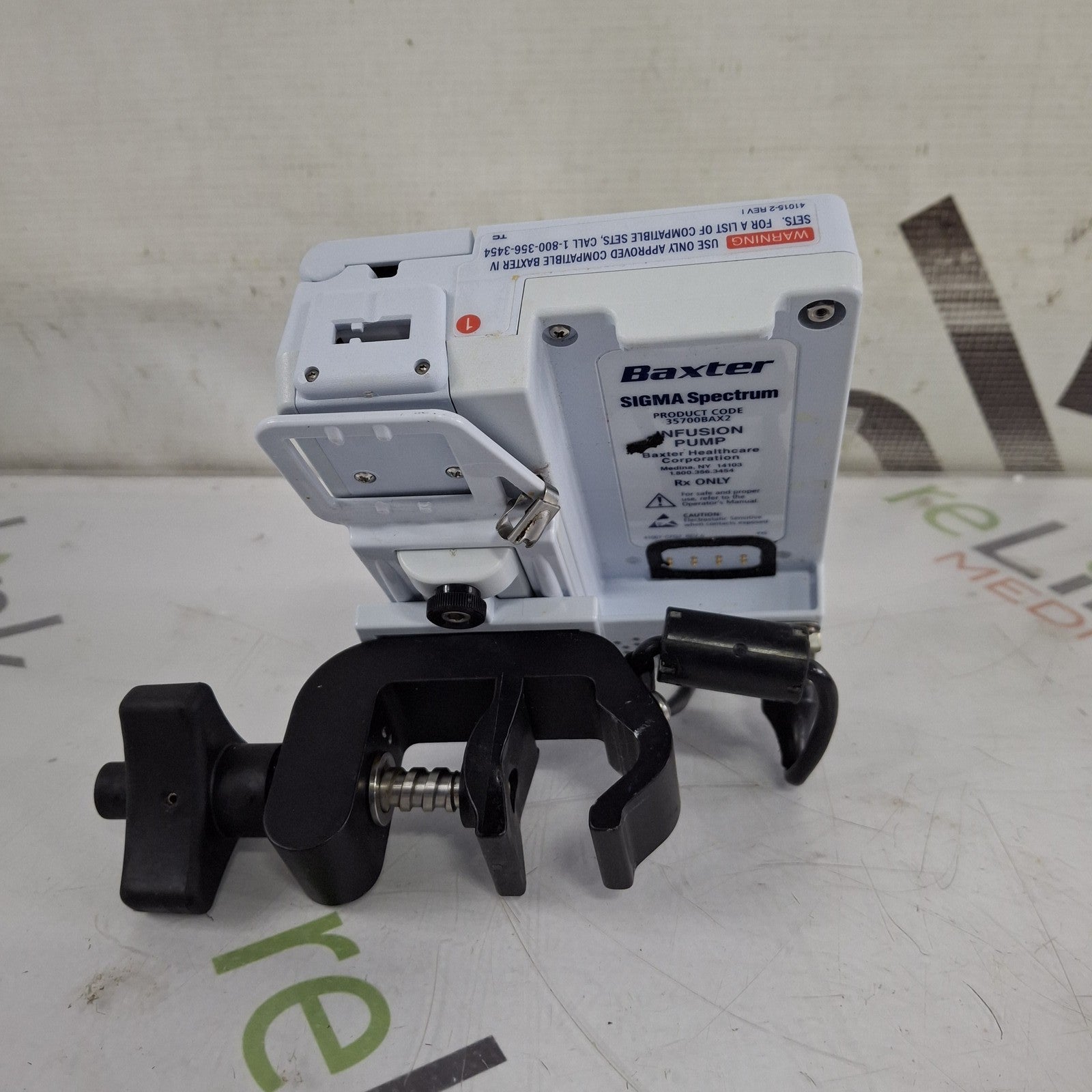 Baxter Sigma Spectrum 8.01.00 w/o Battery Infusion Pump