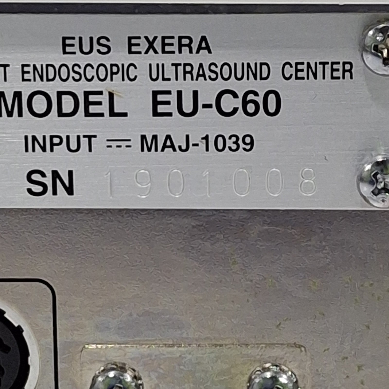 Olympus EU-C60 Endoscopic Ultrasound Processor