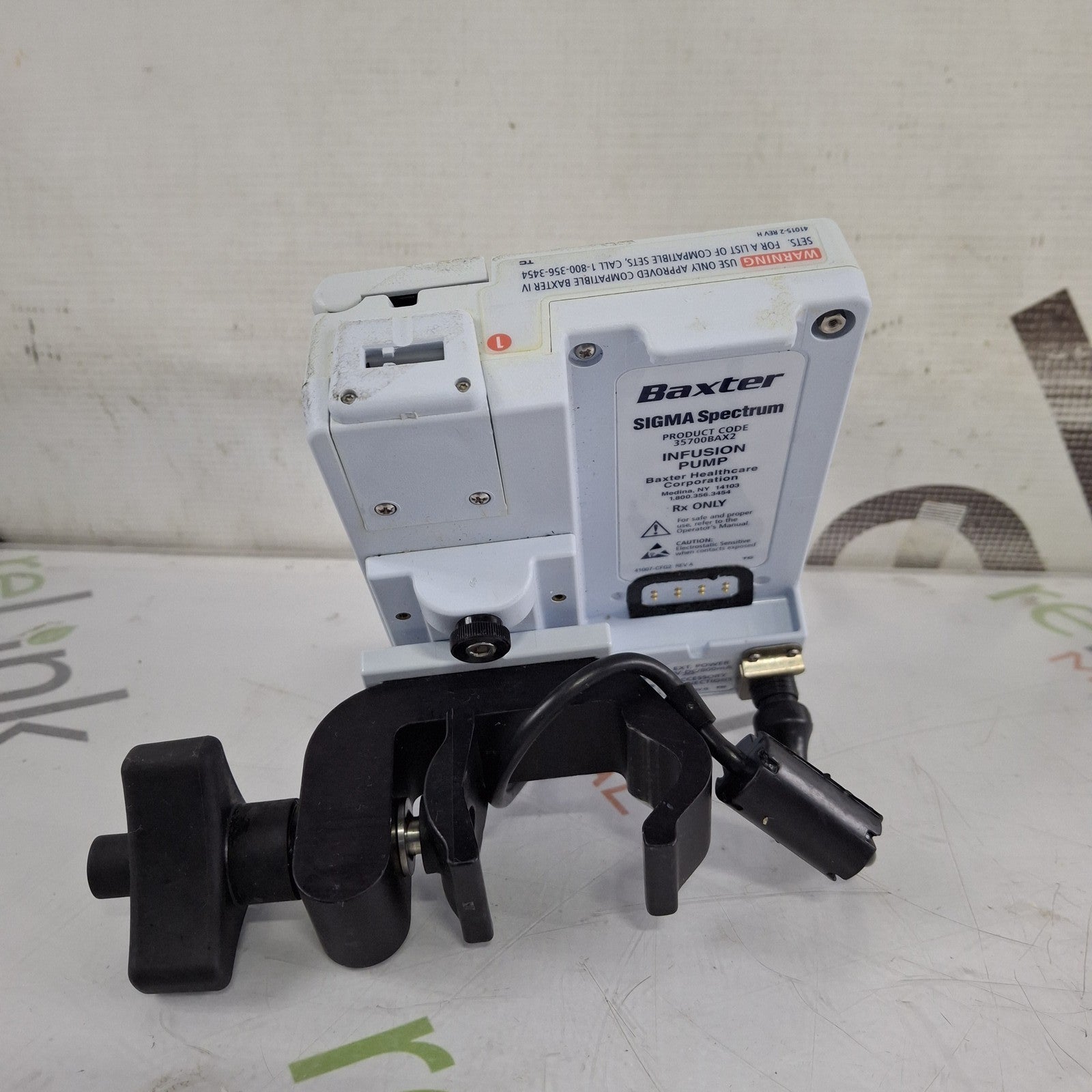 Baxter Sigma Spectrum 8.01.00 w/o Battery Infusion Pump