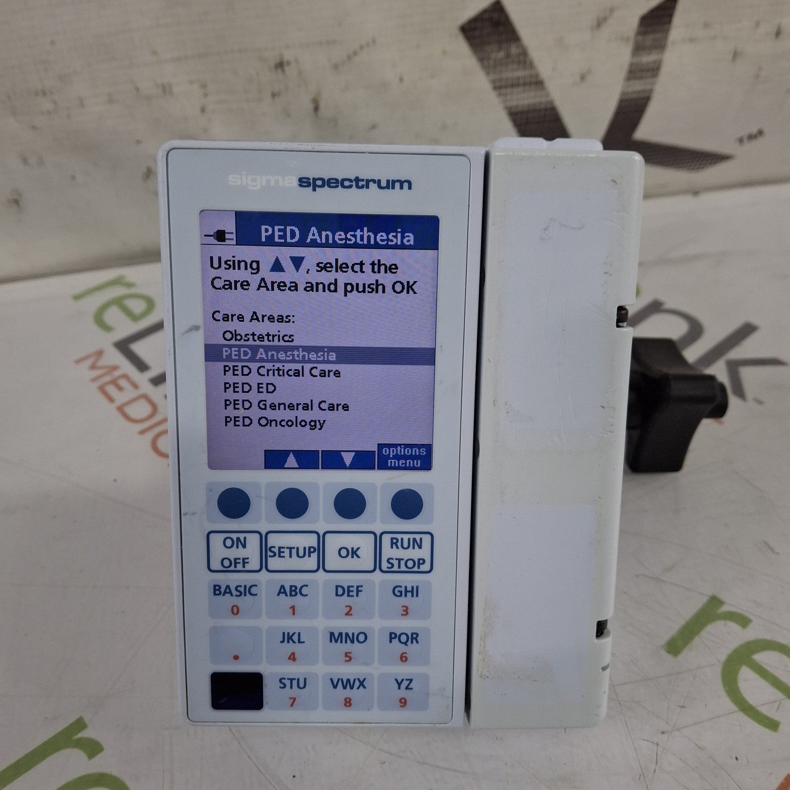 Baxter Sigma Spectrum 8.01.00 w/o Battery Infusion Pump