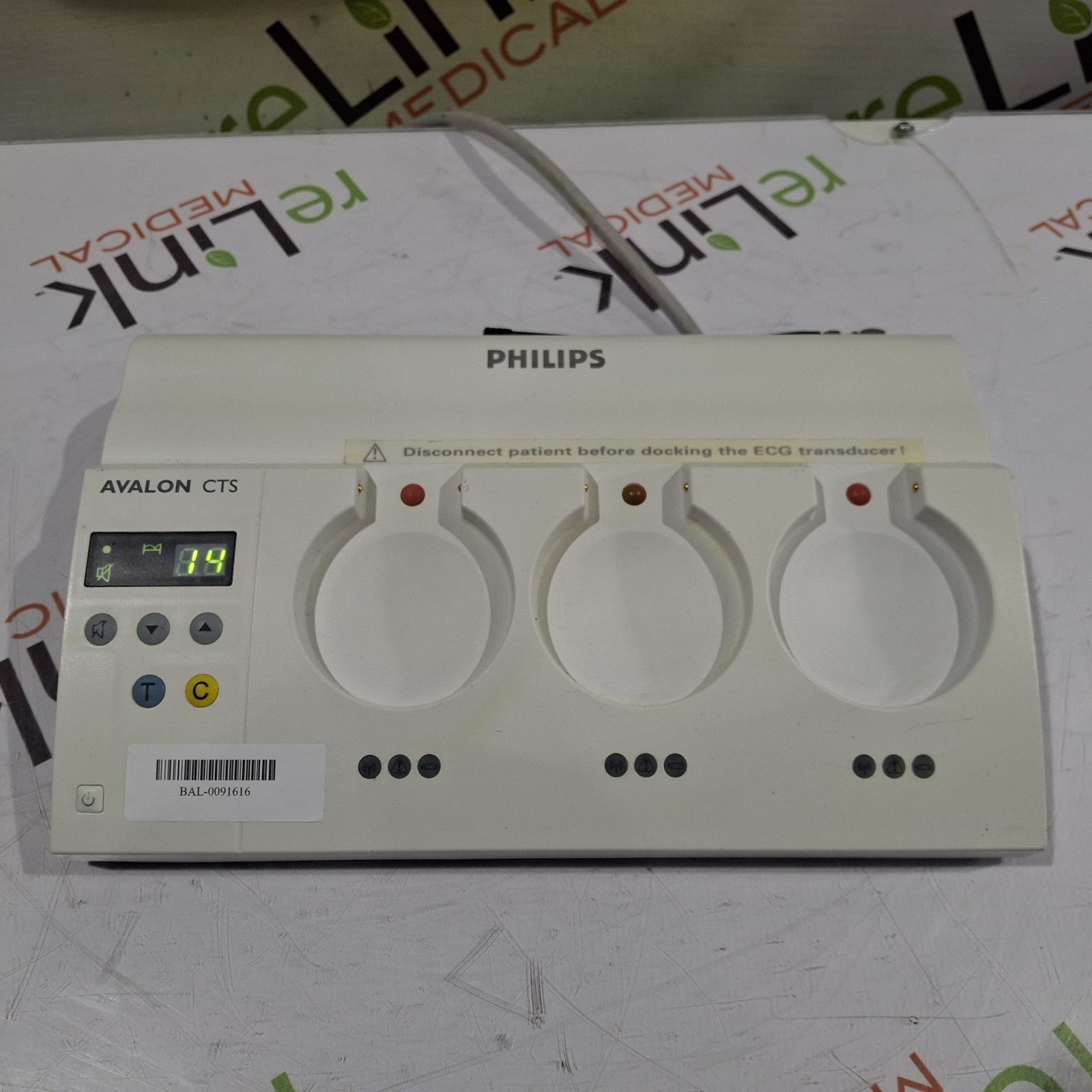 Philips Avalon M2720A CTS Fetal Transducer Base Station