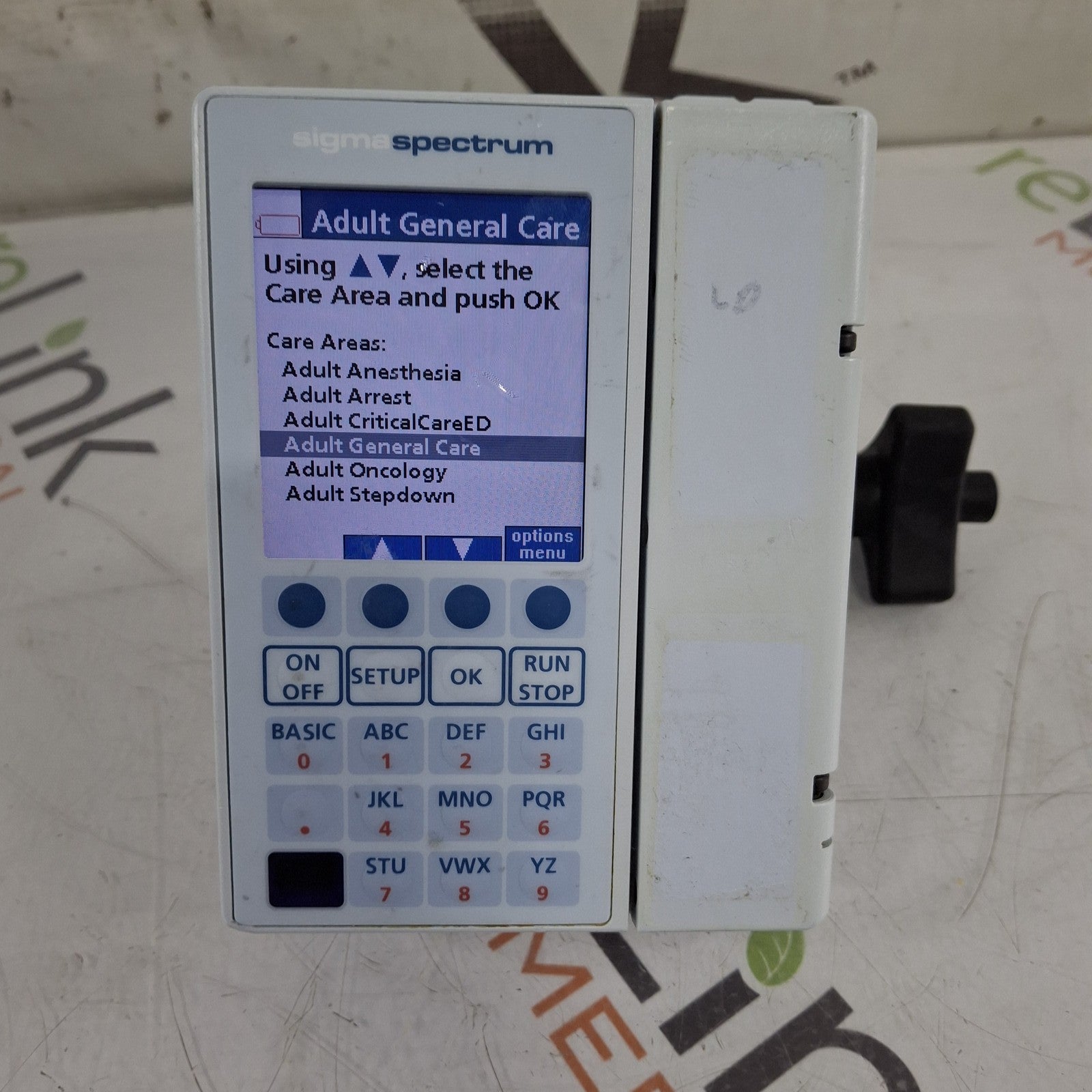 Baxter Sigma Spectrum 8.00.04 w/o Battery Infusion Pump