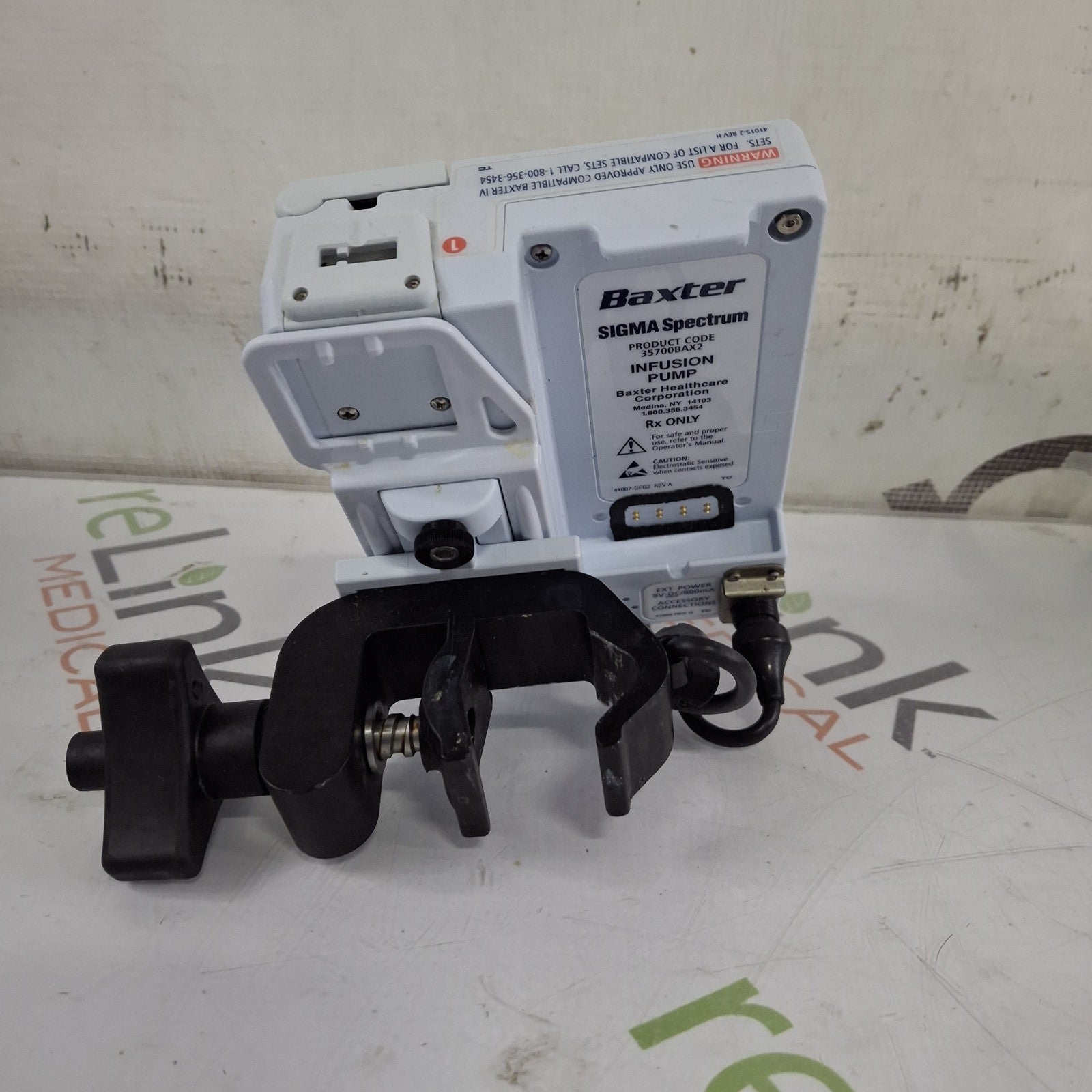 Baxter Sigma Spectrum 8.01.00 w/o Battery Infusion Pump