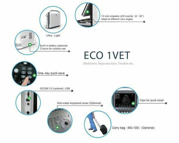 Chison ECO1Vet Demo veterinary Ultrasound with one probe DIAGNOSTIC ULTRASOUND MACHINES FOR SALE