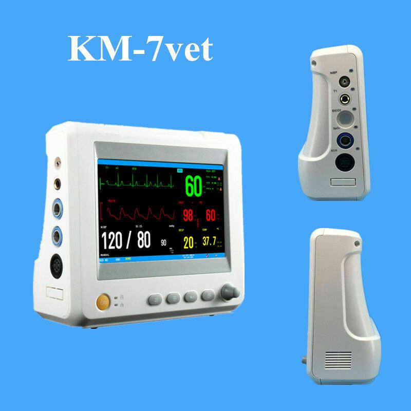 KM-7Vet Small Veterinary Multi-Parameter Patient Monitor 7", Animal Accessories DIAGNOSTIC ULTRASOUND MACHINES FOR SALE