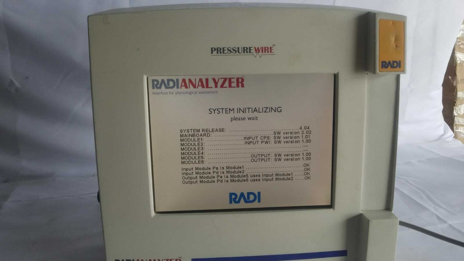 Pressure Wire Radi Analyzer (NY196U) DIAGNOSTIC ULTRASOUND MACHINES FOR SALE