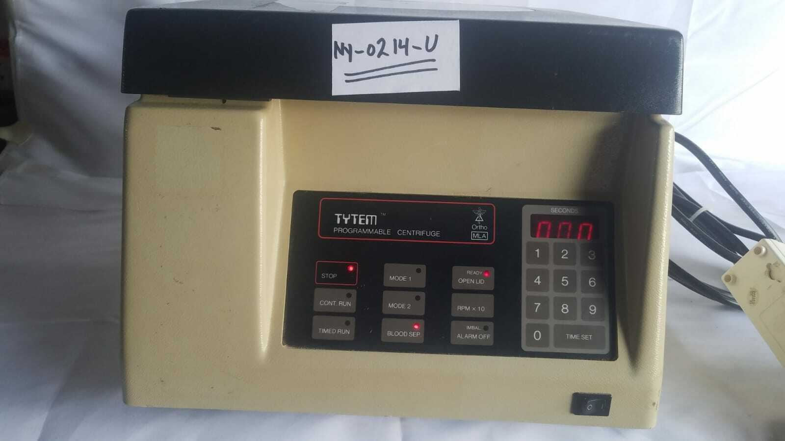 Ortho Tytem 200R MLA Programmable Centrifuge (NY214U) DIAGNOSTIC ULTRASOUND MACHINES FOR SALE