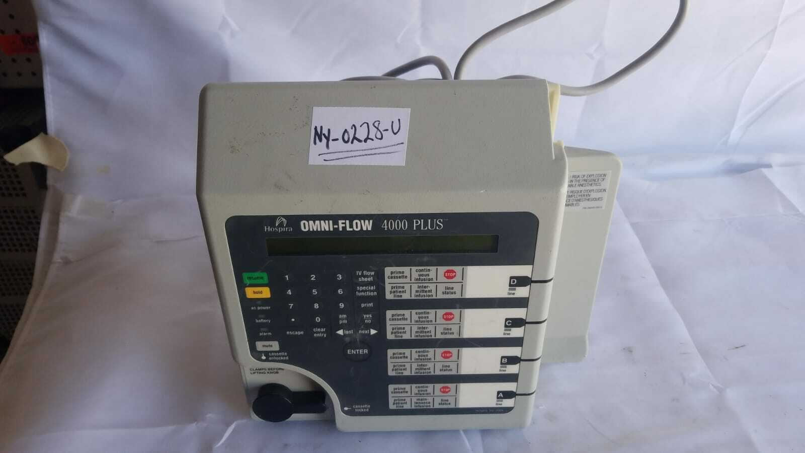 Hospira Omni-Flow 4000 Plus (NY228U) DIAGNOSTIC ULTRASOUND MACHINES FOR SALE