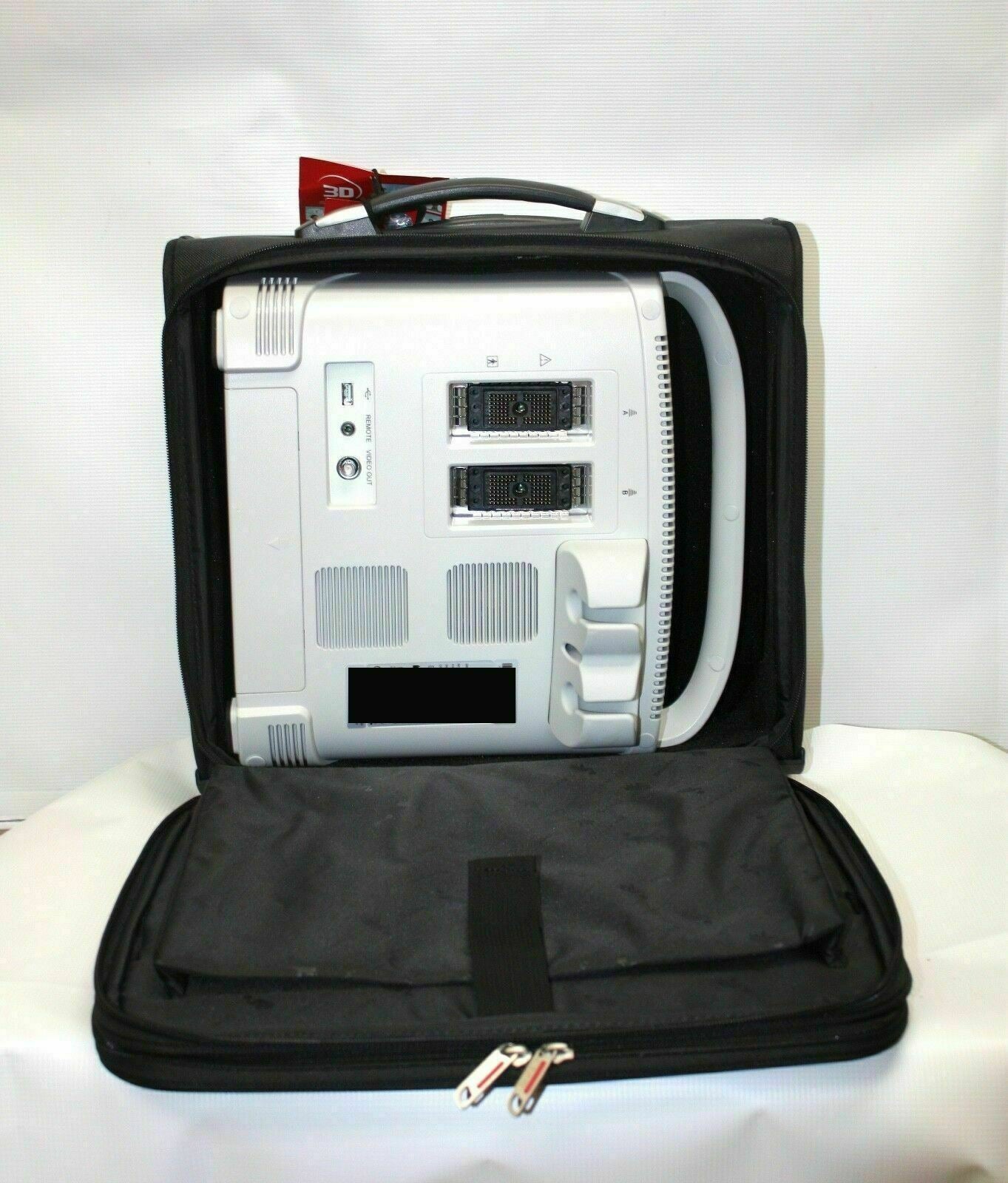 Roller Case Bag Only w/ Handle, Pockets, Fits Chison ECO 1, and Similar DIAGNOSTIC ULTRASOUND MACHINES FOR SALE