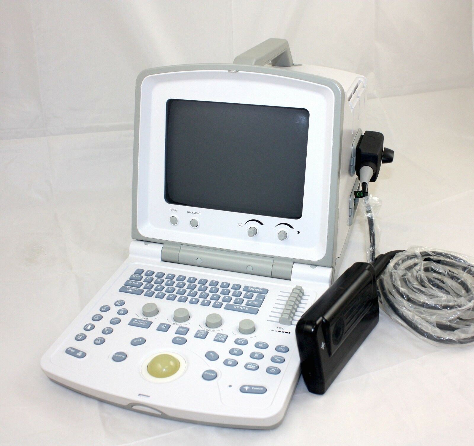 Portable WED 380V Ultrasound with Back Fat  (carcas) Probe DIAGNOSTIC ULTRASOUND MACHINES FOR SALE