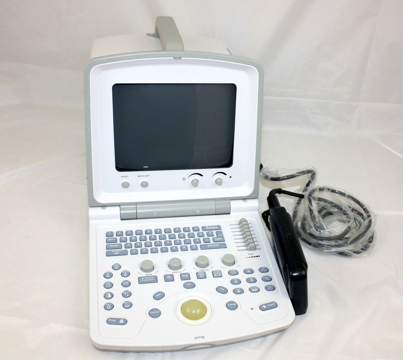 Portable WED 380V Ultrasound with Back Fat  (carcas) Probe DIAGNOSTIC ULTRASOUND MACHINES FOR SALE