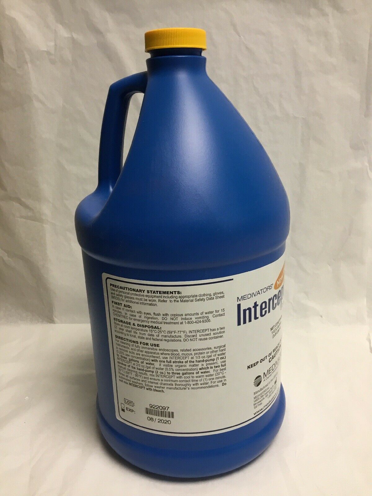 Medivators Intercept Detergent Disinfectant, 1 Gallon (32KMD) DIAGNOSTIC ULTRASOUND MACHINES FOR SALE