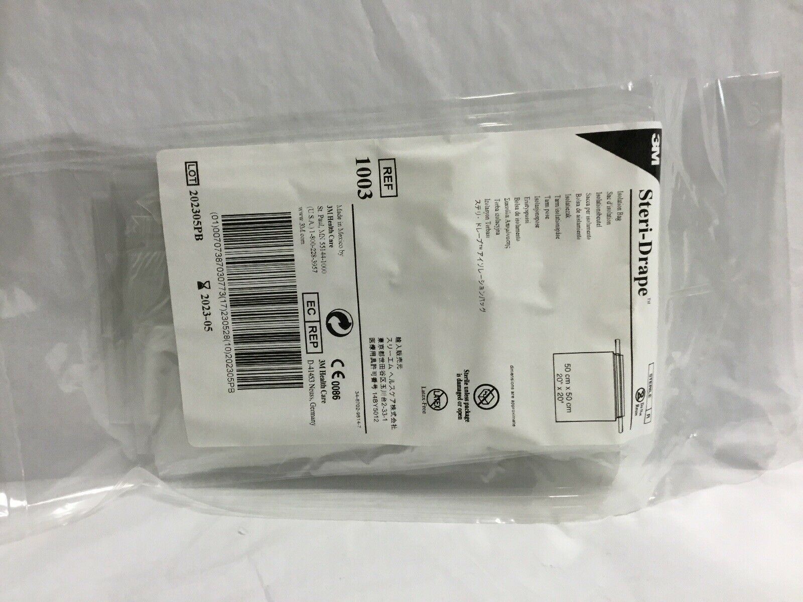 3M Steri-Drape Isolation Bag, 1003,  (34KMD) DIAGNOSTIC ULTRASOUND MACHINES FOR SALE