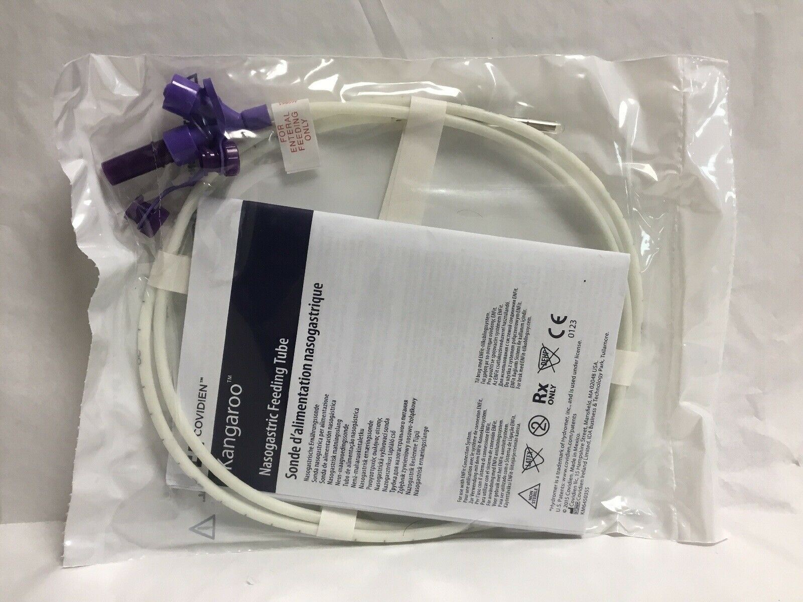 Covidien Kangaroo Nasogastric Feeding Tube with ENFit Connection, Lot of 1 35KMD DIAGNOSTIC ULTRASOUND MACHINES FOR SALE