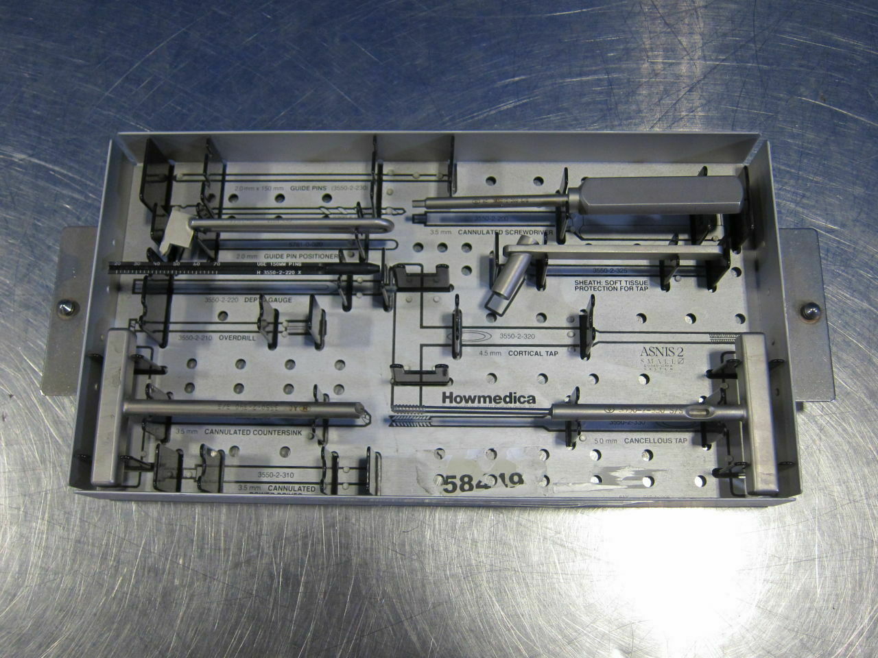 Howmedica 3550-9-100 Asnis 2 Guided Screw System Incomplete Kit In Tray DIAGNOSTIC ULTRASOUND MACHINES FOR SALE