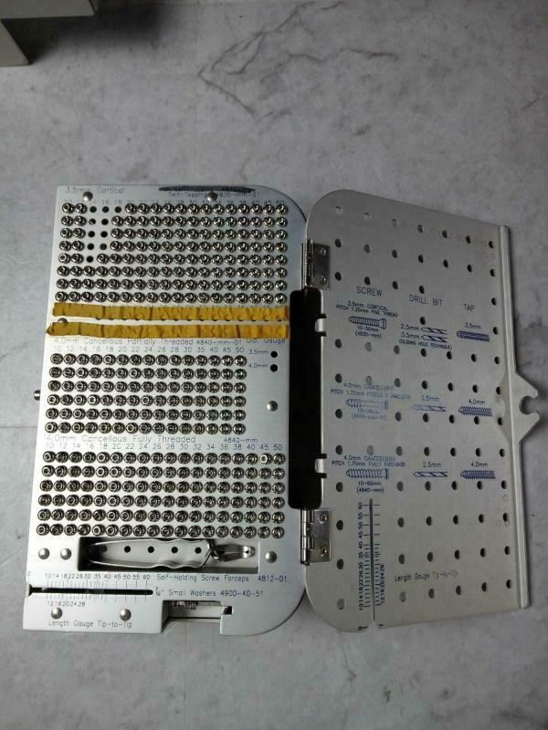 ZIMMER MINI FRAGMENT INSTRUMENTATION SET ORTHOPEDIC USED DIAGNOSTIC ULTRASOUND MACHINES FOR SALE