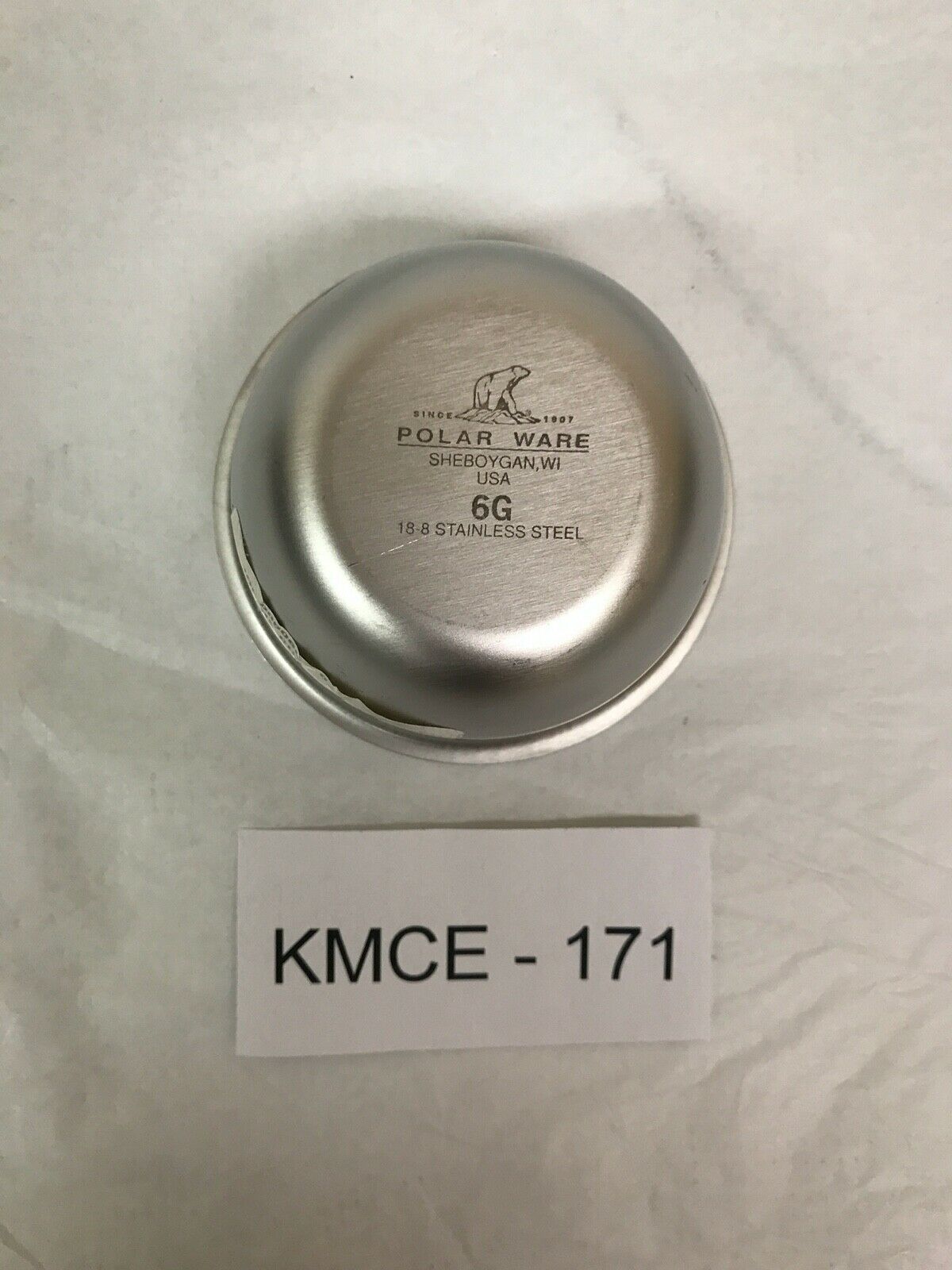 Polar Ware Stainless Steel 2" Bowl 6G | KMCE-171 DIAGNOSTIC ULTRASOUND MACHINES FOR SALE