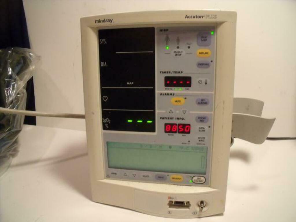 Mindray Accutorr Plus Vital Signs Monitor | PR2010 DIAGNOSTIC ULTRASOUND MACHINES FOR SALE